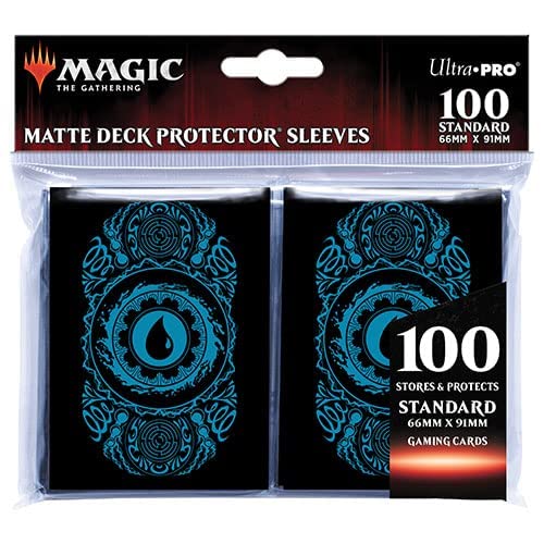 Ultra Pro USA Ultra Pro Printed Art Magic The Gathering Card Game 100ct Printed Art Card SleevesMTG Mana 7 Blue Island - Image 2