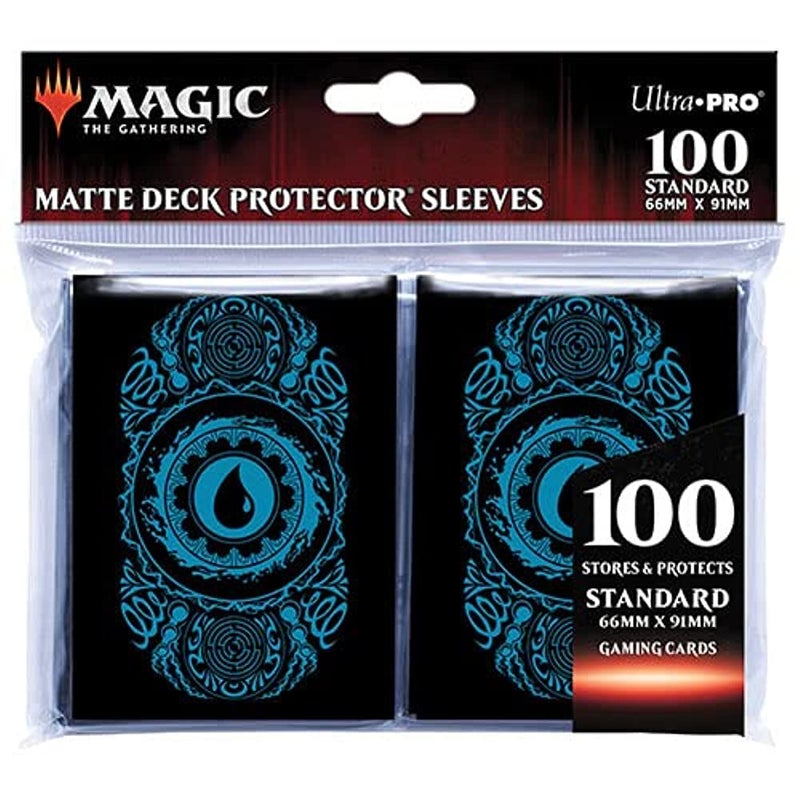 Ultra Pro USA Ultra Pro Printed Art Magic The Gathering Card Game 100ct Printed Art Card SleevesMTG Mana 7 Blue Island - Image 1