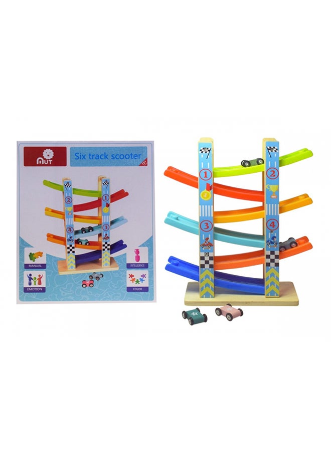 هابي كيدز سطح موقف السيارات بستة مسارات - Image 2