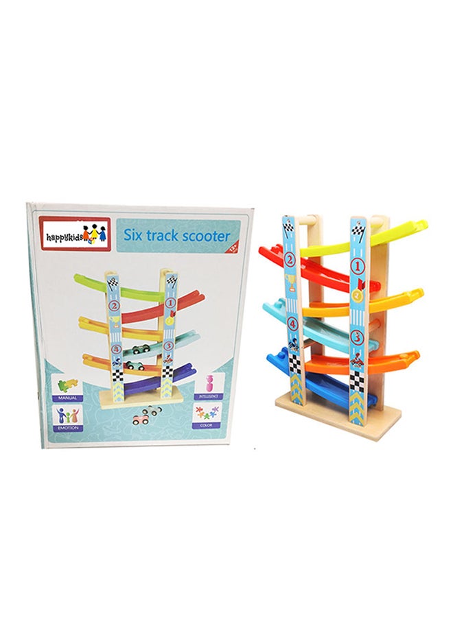 هابي كيدز سطح موقف السيارات بستة مسارات - Image 1