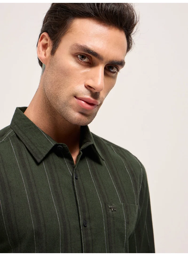 The Bear House  Men’s Long Sleeve Shirt – Classic, Comfortable and Stylish Essential for Work, Travel or Casual Outings for Men | Best Price UAE