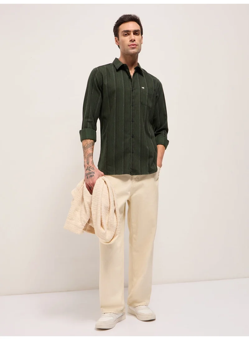 The Bear House  Men’s Long Sleeve Shirt – Classic, Comfortable and Stylish Essential for Work, Travel or Casual Outings for Men | Best Price UAE