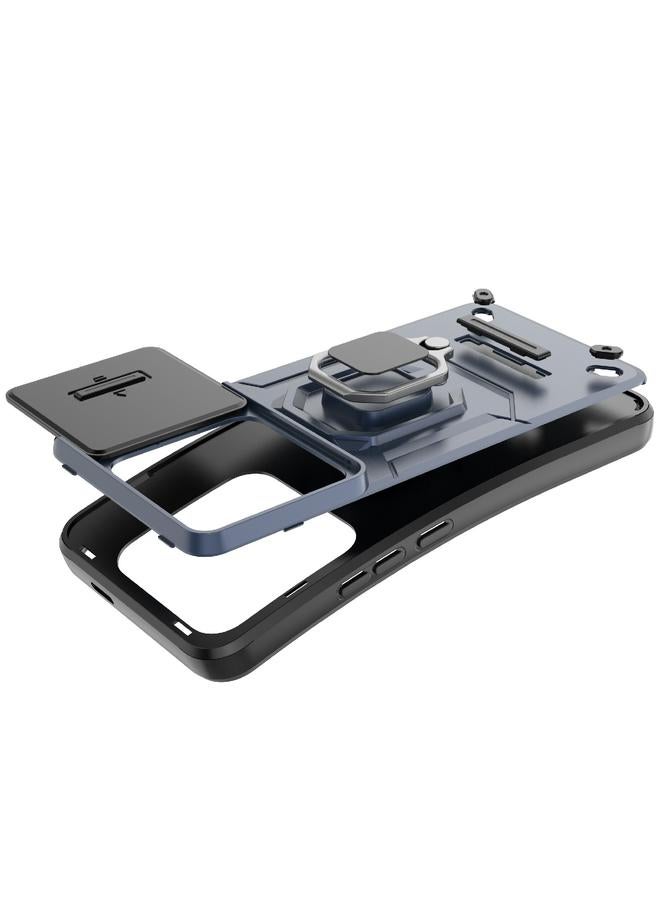 erorex Case For Xiaomi 14 Pro 5G Sliding Camshield TPU + PC Shockproof Phone Case with Holder - Image 4