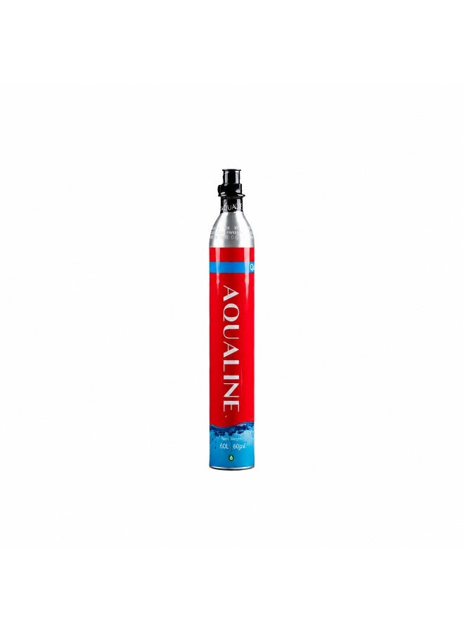 Aqualine Food-Grade CO₂ Cylinder (1 Pack) | Quick Connect | 60L | Compatible with Quick Connect Soda Makers - Image 1