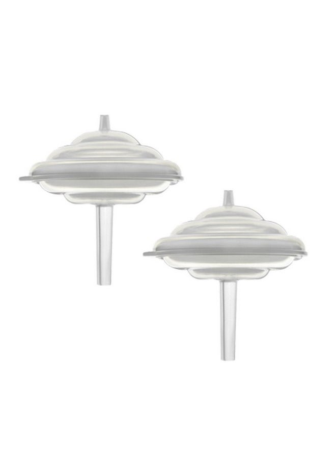 Maymom Maymom Backflow Protector, Long Stem, Compatible with Spectra S1, S2 and 9 Pumps, Compatible with Medela Flanges and Medela Parts; 2pc  - Image 1