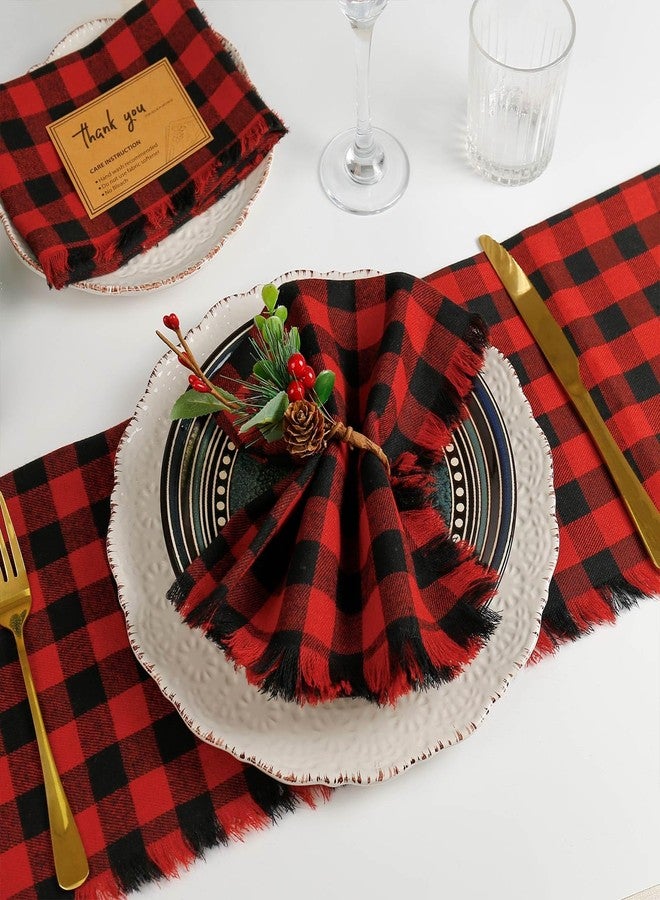 LogHog Christmas Pinecone Napkin Rings Set of 12, Rustic Handmade Farmhouse Napkin Rings Holder with Pinecone Red Berries for Christmas Festival, Thanksgiving Day, Xmas Decorations - Image 2