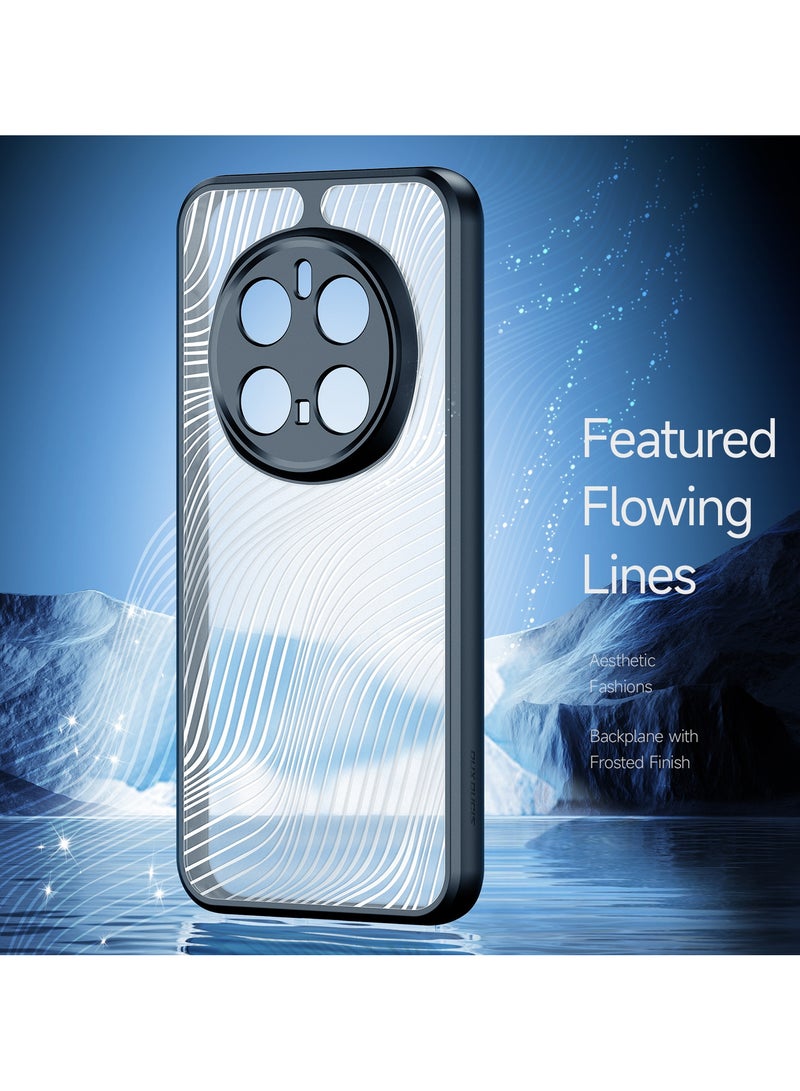 دوكس دوتشيز ايمو جراب لموبايل هونر ماجيك 7 برو جراب نحيف وشفاف مطفي مصنع من البولي يوريثين الحراري بولي كربونات البولي بروبلين سيليكون - اسود - Image 2