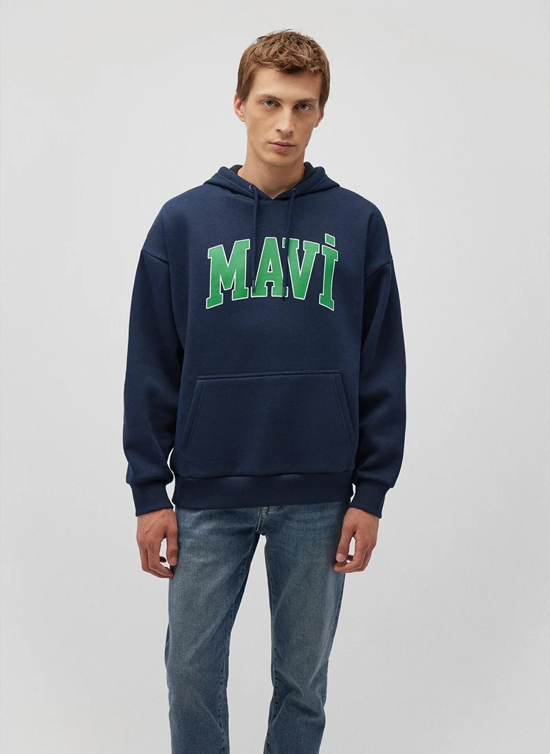 مافي Mavi Logo Printed Hoodie