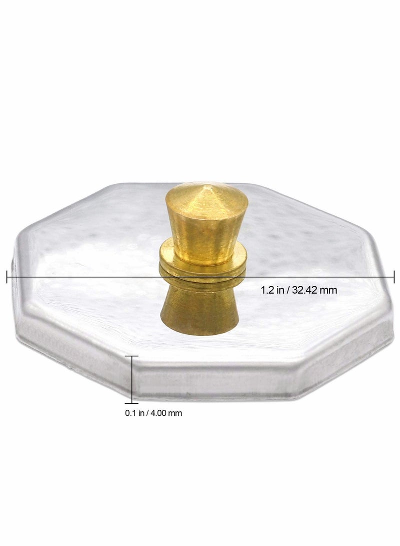 Acrylic Dappen Dish Set with Stainless Steel Lid - 4 Pack Glass Nail Art Tools for Manicure  Pedicure - Image 5