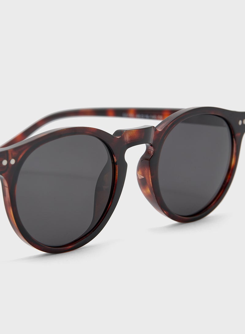 Robert Wood Polarized Lens Round Sunglasses - Image 3