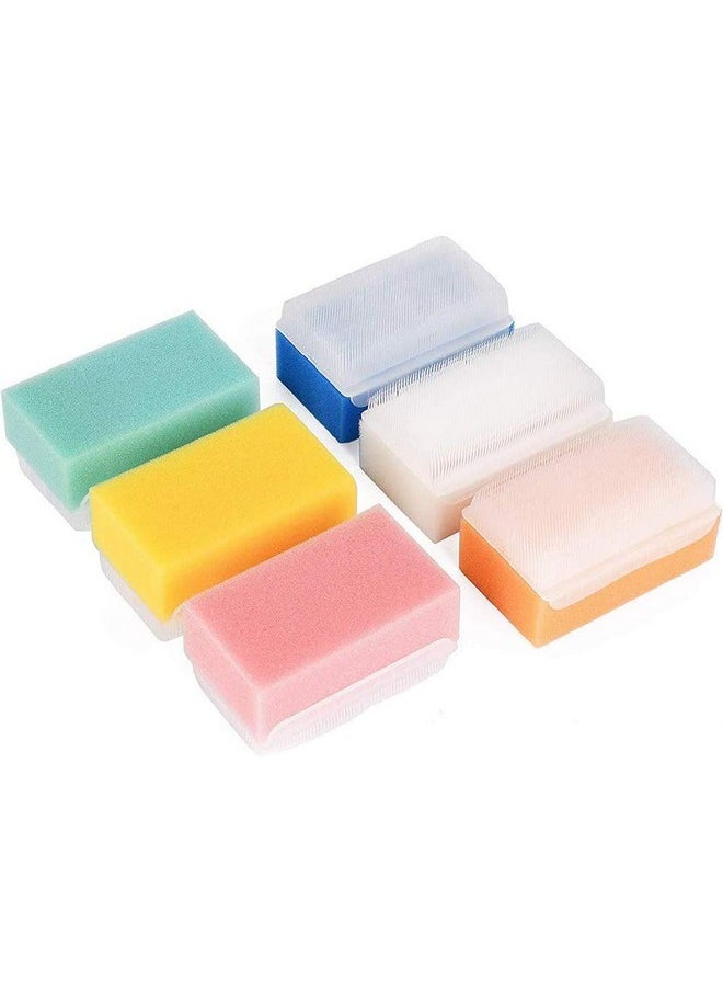 ARGOMAX - Rgomax 6 Pack Bath & Body Hands Scrub Sponge Brushes - Image 1