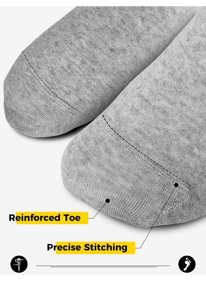 Buauty No Show Socks Womens Mens Ladies Ankle Short Athletic Workout Gym Running Clothes Thick Low Cut Invisible Boat Liner Black White Thin Cotton Footies Socks Non Slip Size 7 9 13 Flat Socks Hosiery Bulk - Image 4