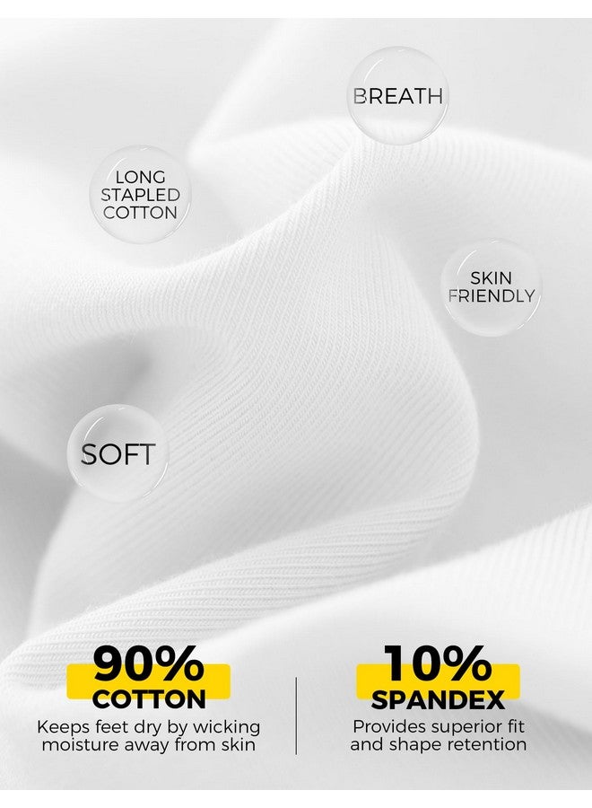 Buauty No Show Socks Womens Mens Ladies Ankle Short Athletic Workout Gym Running Clothes Thick Low Cut Invisible Boat Liner Black White Thin Cotton Footies Socks Non Slip Size 7 9 13 Flat Socks Hosiery Bulk - Image 3