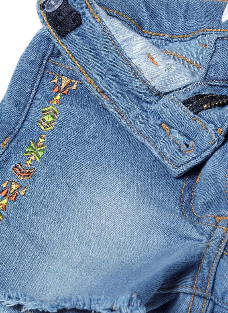 مينوتي شورت جينز للبنات - Image 4