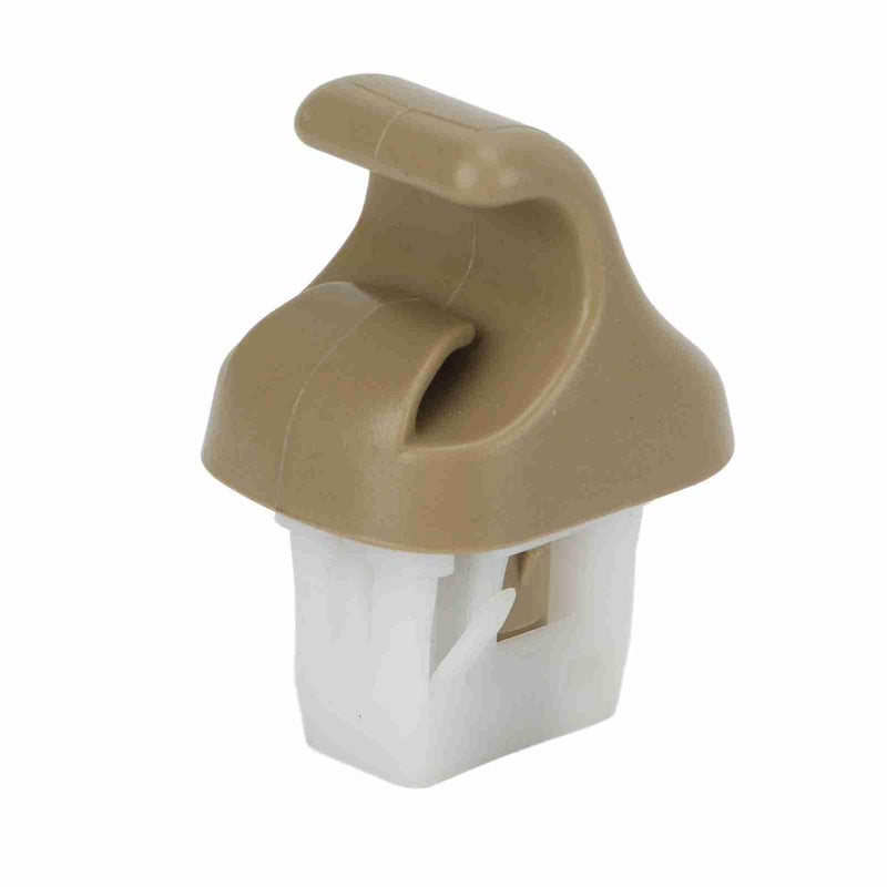 Beige Sun Visor Clip Holder Direct Replacement Premium ABS Material - Image 2
