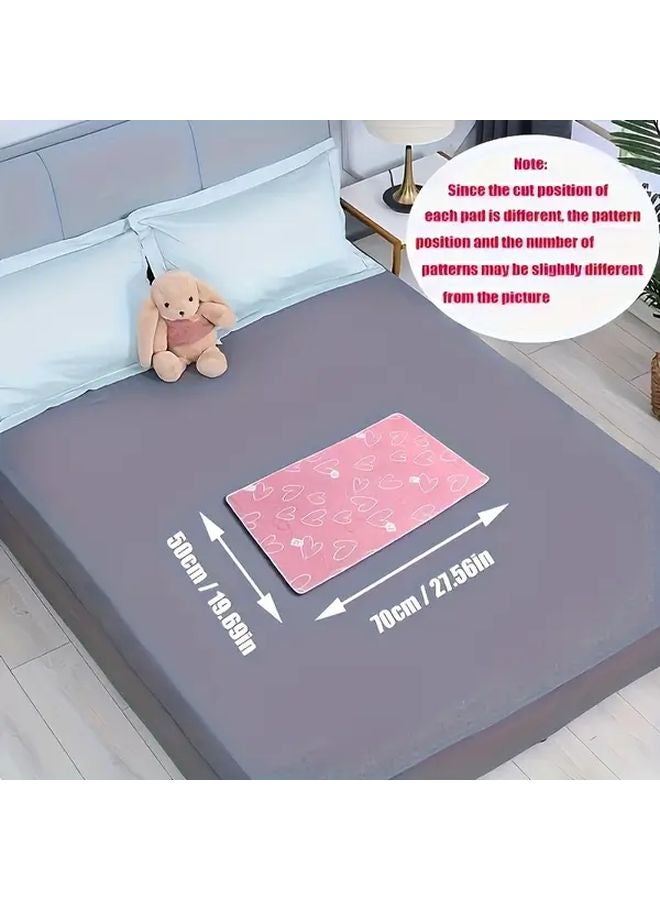 Blue Heart Washable Changing Pad 80x120 for Adults and Pets - Image 2
