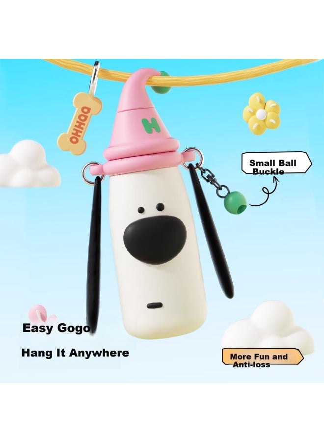 Ohhaa Insulated Cup With Straw, Popular High-Value And Cute Puppy Design, 316 Stainless Steel Cold-Keeping Children'S Student Portable Water Cup - Image 2