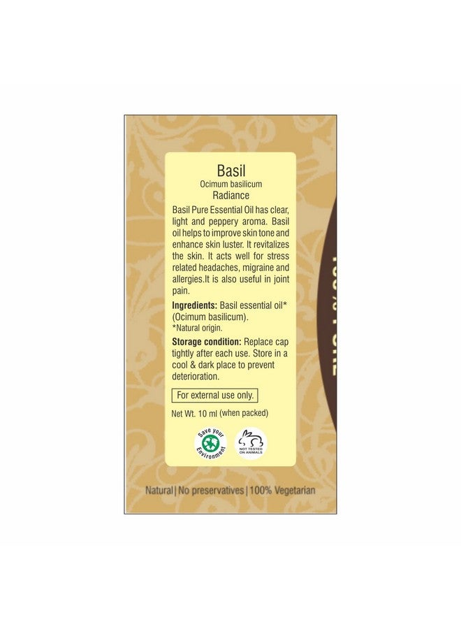 Passion Indulge Natural Tulsi (Basil) Essential Oil 100% Natural | Vegan |100% Pure| 10ml - Image 3