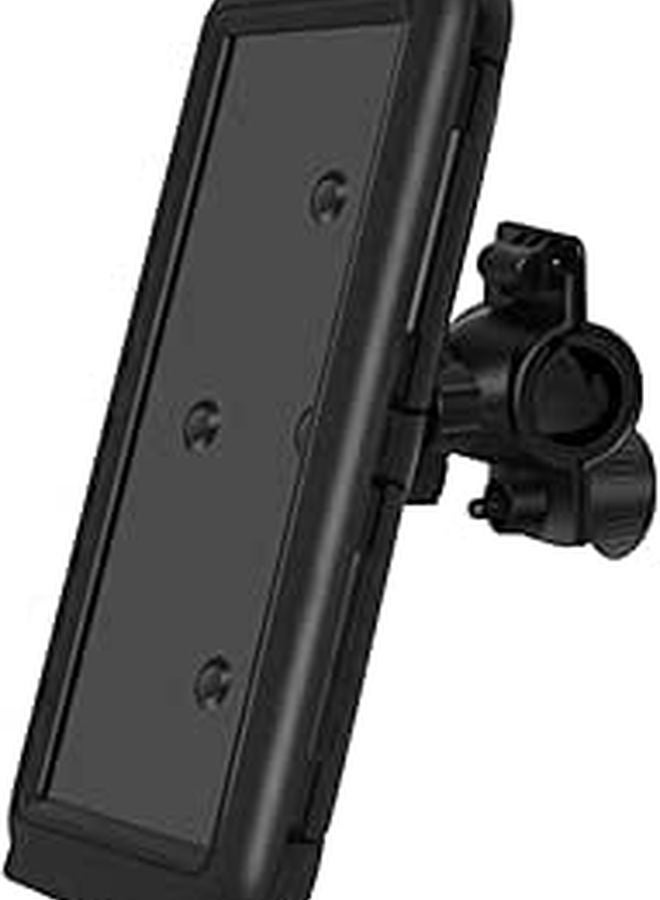 Waterproof Touchscreen Motorcycle Bike Phone Mount Holder For Cycling Handlebar Black - Image 1