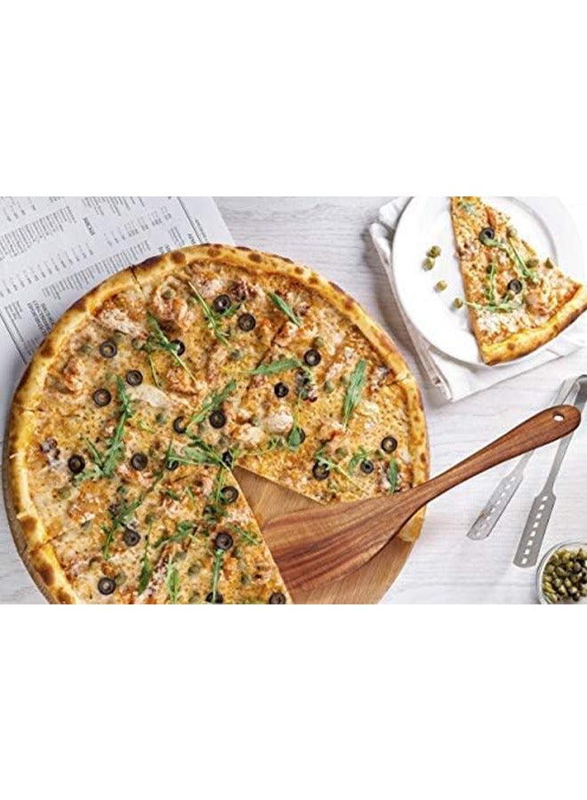 Wooden Spatula Wooden Turner Acacia Wood,Long Handle Flat Frying Spatula Handmade for Kitchen Cookware - Image 2