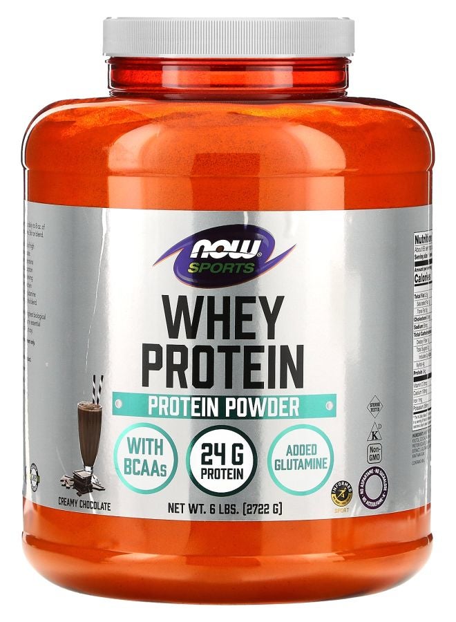 now Whey Protein Creamy Chocolate 6 lbs (2722 g)