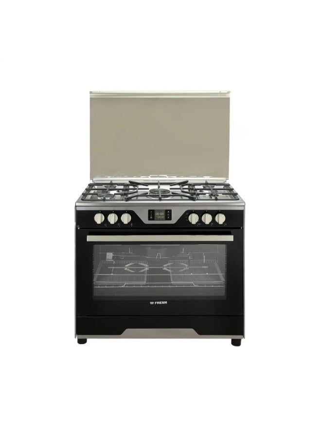 Fresh Modena 5-Burner Catalogue Stainless Steel Cooker 60 x 90 cm - Silver 500011744