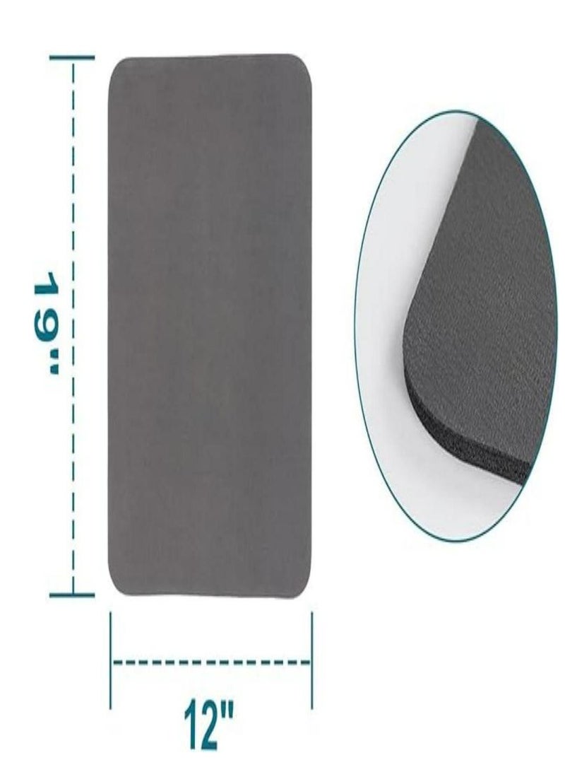 Oasisgalore Grey kitchen mat for drying dishes, coffee bar use,heat resistant and easy to clean.  - Image 2