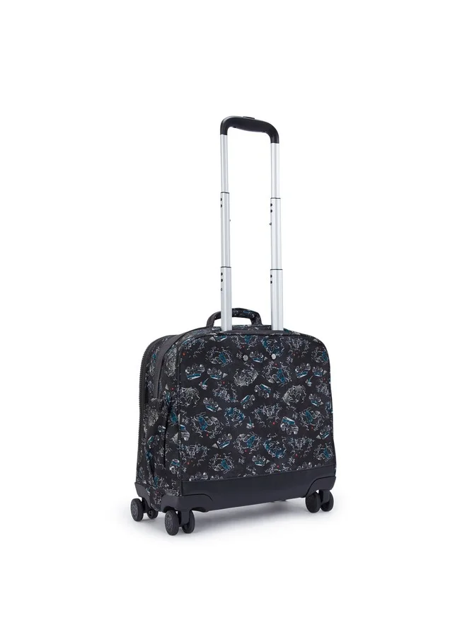 kipling New Storia Jungle Fun Race Large Wheeled Bag