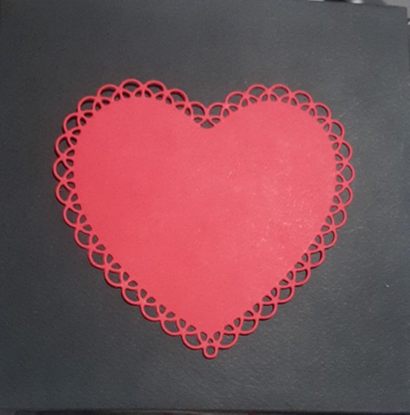 hinana 3Pcs Lace Hearts Metal Die Cuts,Layer Lace Hollow Heart Shape Frame Wedding Cutting Dies Cut Stencils for DIY Scrapbooking Photo Decorative Embossing Paper Dies for Scrapbooking Card Making - Image 4