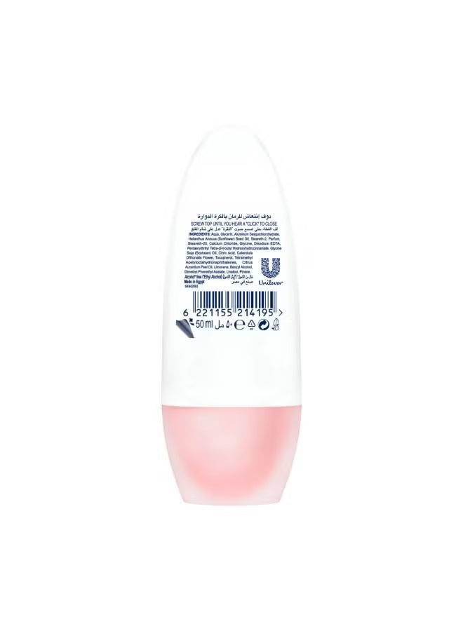 Dove Women Antiperspirant Deodorant Roll On Pomegranate white/Pink 50ml - Image 2