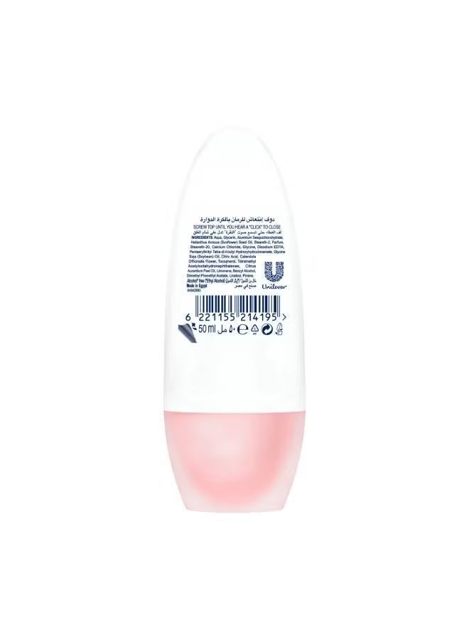 Dove Women Antiperspirant Deodorant Roll On Pomegranate white/Pink 50ml (Packaging May Vary) - Image 2
