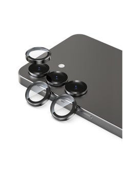 Remson Remson Optic Guard Camera Lens Protector Scratch Resistant Individual Lens Protector with Aluminum Alloy Ring Compatible for Samsung Galaxy S25 Plus - Black  - Image 1