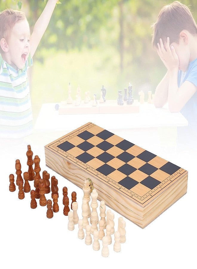 Canbee صندوق شطرنج وقطع شطرنج خشبية من كانبي، مقاس 15x15 - Image 3