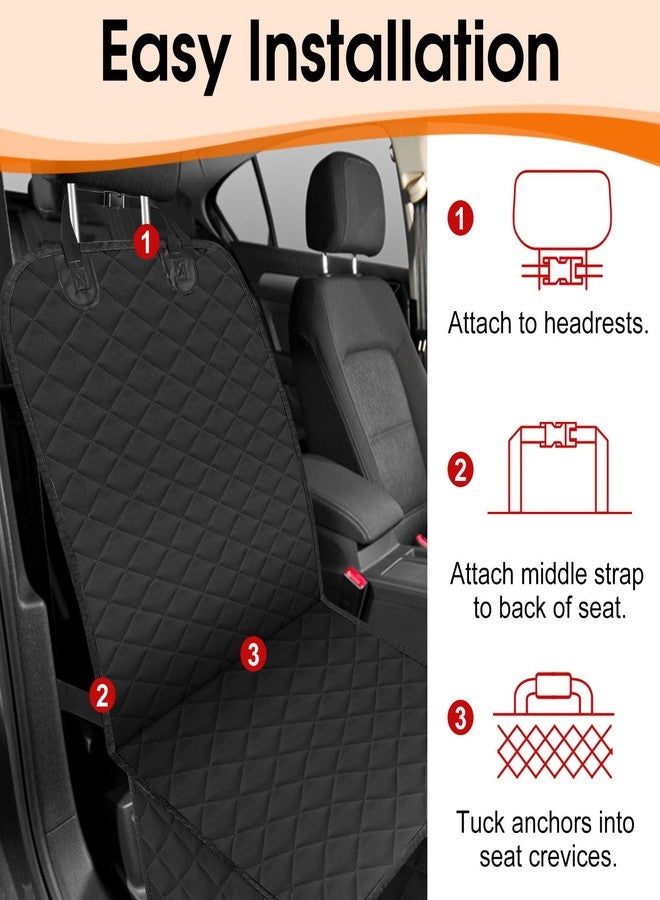 NECKORY Front Dog Seat Cover, Waterproof Car Seat Covers for Dogs Nonslip Scratch-Proof Dog Seat Cover Front Seat Cover for SUV, Trucks & Cars - S, Black - Image 5