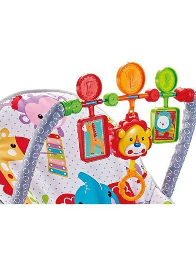 Cool Baby Multifunctional Baby Rocking Chair Music Vibration Rocking Bed Lightweight Foldable Children Rocking Rocking Chair  - Image 4