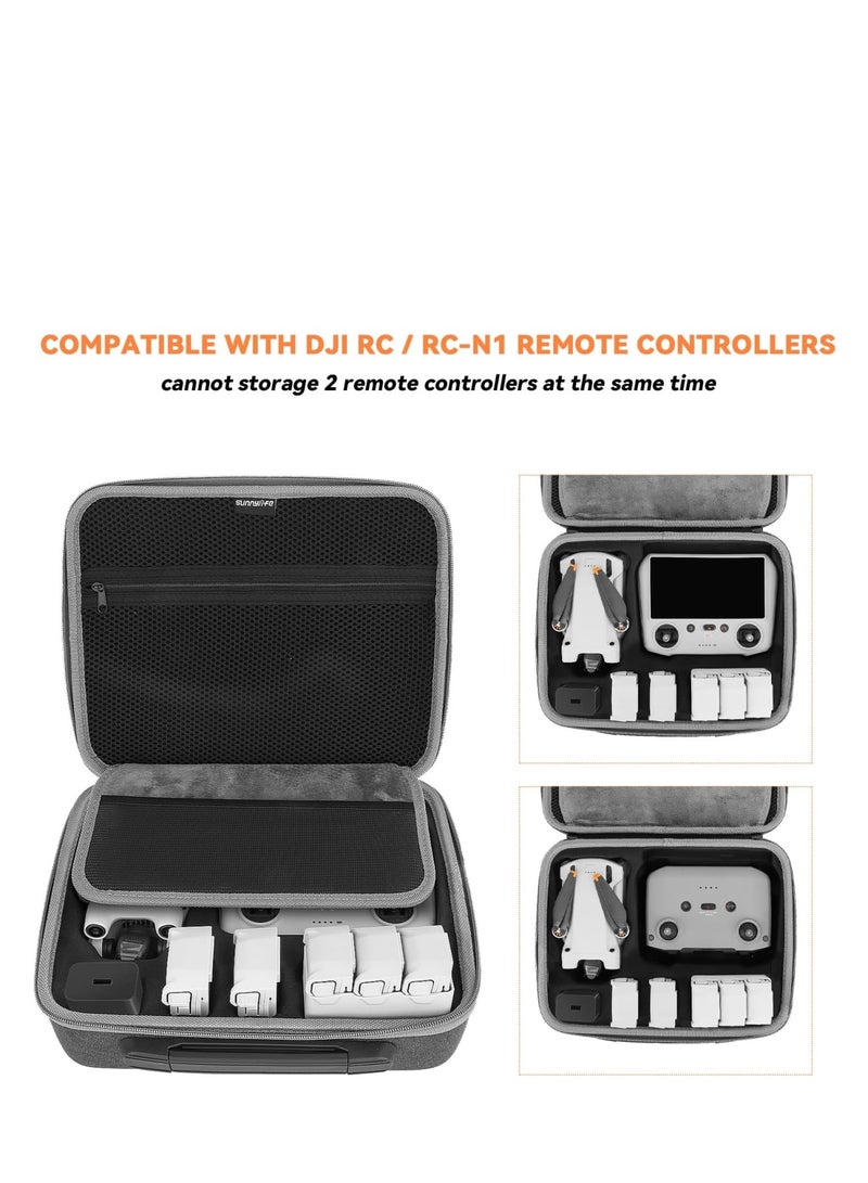 Mini 3 Pro Carrying Case Waterproof Storage Bag Hard Case Travel Bag All-in-1 Protective Box with Adjustable Shoulder Strap for DJI Mini 3 / Mini 3 Pro Accessories - Image 3