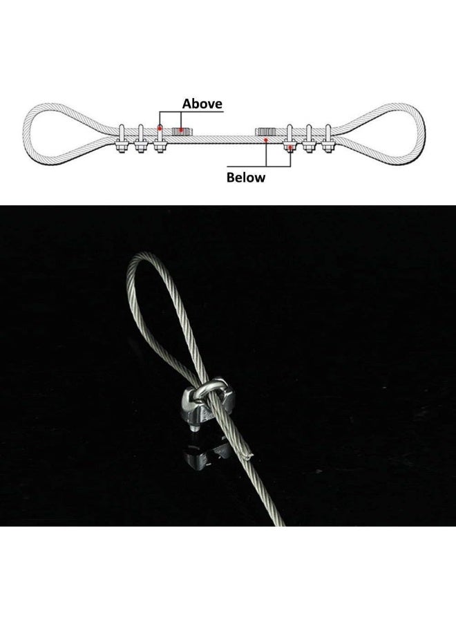 Royal Apex Wire Rope Cable Clip Clamp U Bolt Saddle Fastener 3 Mm - Image 3