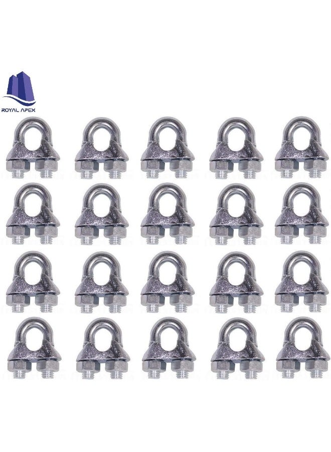 Royal Apex Wire Rope Cable Clip Clamp U Bolt Saddle Fastener 3 Mm - Image 1