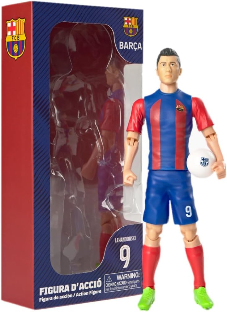 Sockers Socker - FC Barcelona Robert Lewandowski 20cm (83569) /Figures - Image 1