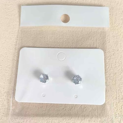 XFSAFDM 8 Pairs Clip On Earrings for Non Pierced Ears, Magnetic Ear Studs for Men, Usually Occasion, Men Accessories (Silvery) - Image 3