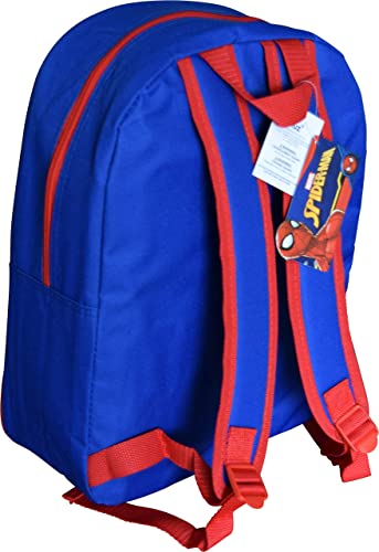 Ruz Spiderman 15" School Bag Backpack (Blue-Red) - Image 3