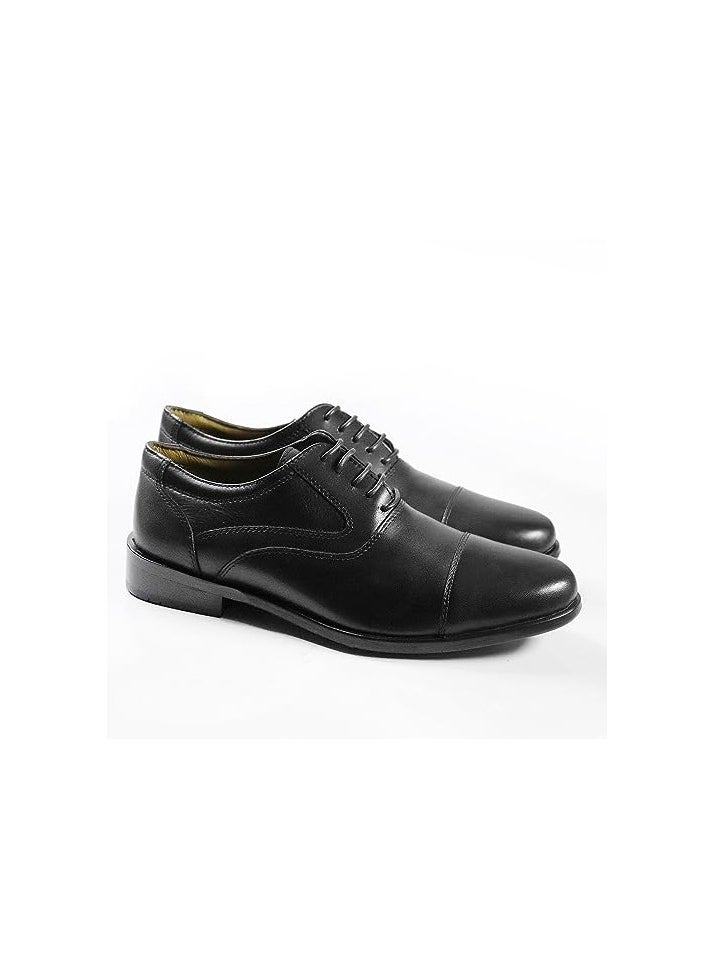 Mont Hawk - Men's Genuine Leather Milano Cap Toe Shoes - Image 1