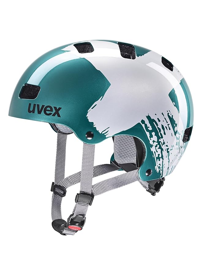 يوفيكس خوذة للأطفال 3 فضية زرقاء 51 55 سم S/M - Image 1