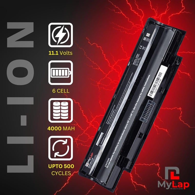 Mylab بطارية لابتوب 15R نوع J1KND متوافقة مع ديل إنسبيرون 13R 14R 15R 17R N4010 N5010 N5050 N7110 N7010R N7010 N7010D فوسرو 1440 1450 1540 1550 3450 3550 3750 - Image 3