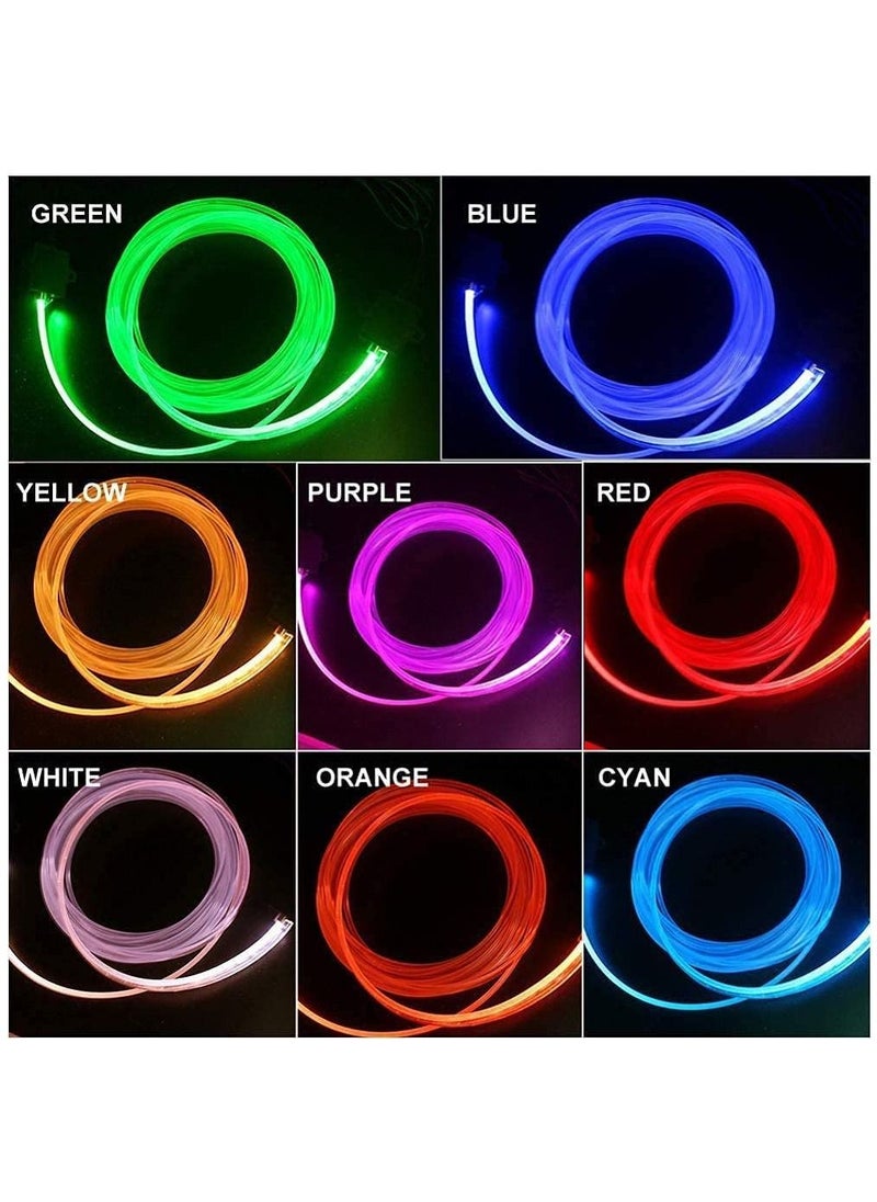 GT-Wheel - Car LED Strip Lights, Multicolor RGB Car Interior Lights,16 Million Colors with Fiber Optic, Ambient Lighting Kits, Sound Active Function, and Wireless Bluetooth APP Control (4 in 1 <6 meters>) - Image 1