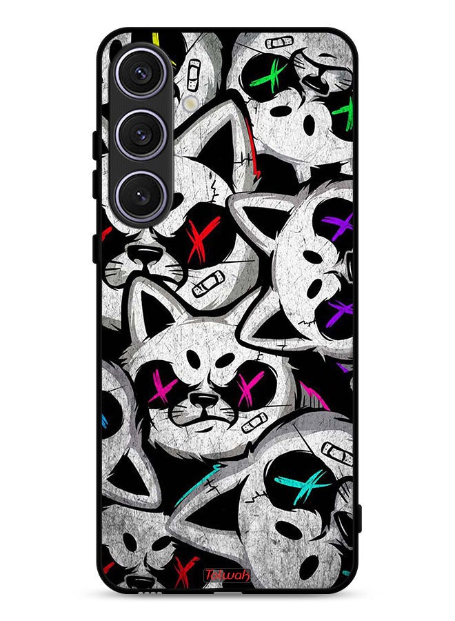 Tolwak Samsung Galaxy S25 FE Protective Case Cover Marshmallow Cats - Image 1