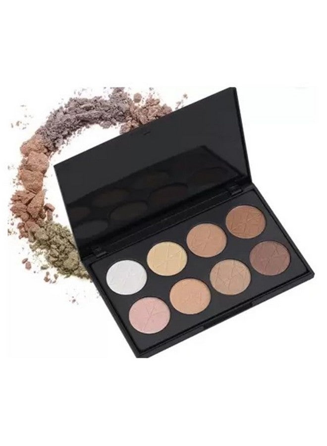 adbeni 3D Highlighter Palette Brighten Contour Easy To Wear Long Lasting, Multicolor - Image 1