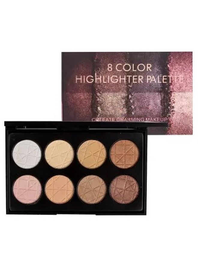 adbeni 3D Highlighter Palette Brighten Contour Easy To Wear Long Lasting, Multicolor - Image 2