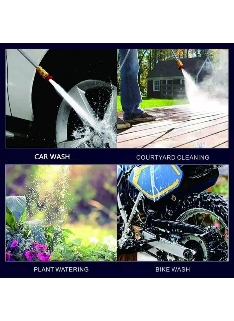 DESHCO DESHCO Wireless High Pressure Washer for Car Washing 48V Rechargeable Electric Pressure Washer Gun Machine Tool for Bike Cleaning Gardening with Adjustable 3 in 1 Nozzle and 5M Hose Pipe  - Image 4