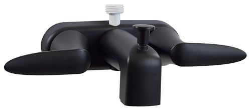 Phoenix PF223704 Catalina TubShower Faucet with DSpud Matte Black - Image 1